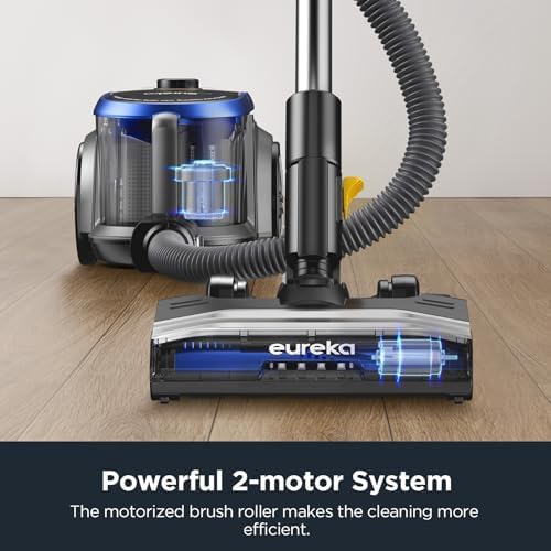 Eureka Canister Vacuum Cleaner, Household Vacuum for Home, Carpet, Pet - Image 2