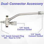 Tool Daily Foam Cannon for Pressure Washer with Dual Connector, 1.5 Liter - Image 5