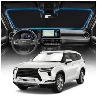 for Toyota Land Cruiser Sun Shade Windshield Cover - Custom Fit Land Cruiser Accessories 2024 2025 2026 Sunshade Foldable UV Protection & Heat Shield Sun Visor Accessories by Unknown
