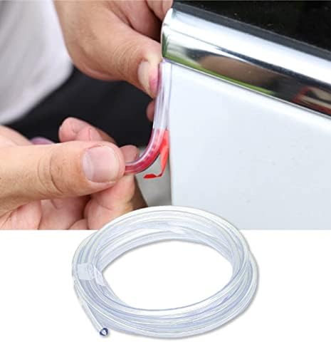 Car Door Edge Guards, 32Ft Car Door Protector Trim Rubber Door Seal Protector U Shape Trim Molding Protection Strip for Most Car (Clear) by Yleternal