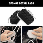 7Pcs Car Wheel Brush kit, Tire Brush, Wheel Cleaner Brush, Soft-bristled Rim Cleaner Brush, Tire Shine Applicator Pad, Car Detailing Brushes, Wheel Brushes for Cleaning Wheels,Tires - Image 6