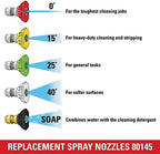 Simpson 3600 PSI 1/4" Quick Connect Pressure Washer Nozzle Set, 5-Pk, 80145 - Image 4