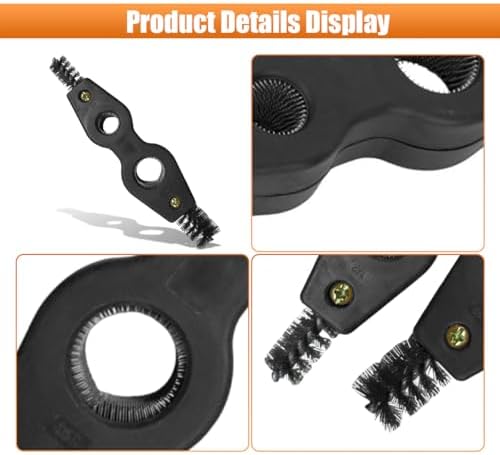4 in 1 Car Battery Terminal Cleaning Brush, Anti-Rust Copper Pipe Cleaner, Anti-Corrosion Battery Terminal Brush, Universal Marine Plumbing Installation Soldering Brazing Accessories (Black) - Image 3