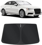 TINGLU Sun Shade for Audi A3 2014-2020 Accessories Windshield Sun Shade Window Shade UV Rays Protection Sun Visor Cover with Steering Wheel Sunshade Storage Bag by TINGLU