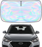 Windshield Sun Shade for Hyundai Tucson 2016-2021 - 4 Layers Sunshade Compatible with Hyundai Tucson Foldable Front Window Sunshade Sun Visor Protector Block UV Rays Keep Your Car Cooler Accessories by Unknown