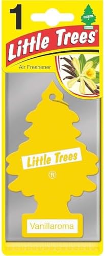 LITTLE TREES Car Air Freshener | Hanging Paper Tree for Home or Car | Vanillaroma | Pack of 6 - Image 2