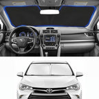 Car Sun Shade for 2012-2017 Toyota Camry Accessories Windshield Sunshade Cover Front Window Shade Custom Fit Camry Sun Visor Protector Foldable Blocks UV Rays by Unknown
