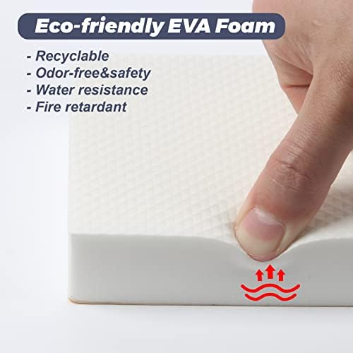 1.2" Extra Thick Garage Wall Protector 6 Pack - Self-Adhesive Car Door Protector Foam Bumper Guards for Garage Walls, Parking Aid to Prevent Dings & Scratches, Concrete Drywall Friendly, White - Image 4