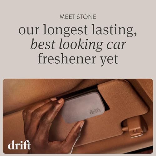 Drift Car Air Freshener - Stone Air Freshener Car Odor Eliminator - Long Lasting Scent - Auto Accessories - Metal Clip - Essential Oils - Clean Ingredients - Apple Picking Scent Starter Kit - Image 2