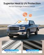 REEVAA Car Windshield Sun Shade for GMC Sierra 1500 2500 3500 (2026-2019) - Image 3