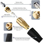 Turbo Pressure Washer Nozzle 4500 PSI, 1/4 Inch Quick Connect, 360° Rotating Jet, Universal Heavy Duty Power Washer Tip for Deep Cleaning & Tough Grime | 4.0 GPM, 4.0 Orifice - Image 6