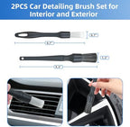 9PCS Car Wheel Detailing Brush Kit Scratch-Free Rim & Tire Cleaner Brushes - Image 6
