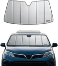 Pigenius Windshield Sunshade for Toyota Sienna 2015-2020, Premium Grey Leather Finish by Pigenius