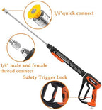 FIXFANS Pressure Washer Gun Kit, 5000PSI Power Washer Handle Gun with Wand - Image 3