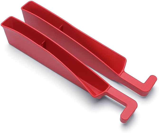 Car Seat Gap Filler, Seat Gap Organizer with Phone Holder, Car Seat Accessories, Car Organizer Fit SUV Truck-2PCS Red by Unknown