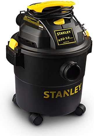 STANLEY Shop Vac SL18115P, 5 Gallon Peak 4 Horsepower Wet Dry Vacuums, Blower 3 in 1 Functions 15 Feet Cleaning Range for Garage, Carpet Clean, Shop Cleaning, Car Detailing with Attachments - Image 3