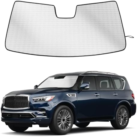 Windshield Sun Shade for in-finiti QX80 2014-2024 by SULAGIWINDSHIELDSUNSHADE