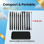 10Pcs Plastic Scraper Tools with Storage Case, Car Detailing Tools Kit, Multi-Purpose Cleaning Sticks for Tight Gaps, Removing Stickers, Labels, Grease & Dirt, Orange - Image 3