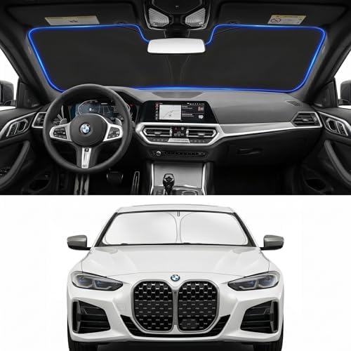 Custom Fit Windshield Sun Shade for BMW 4 Series 2021-2026 by Unknown