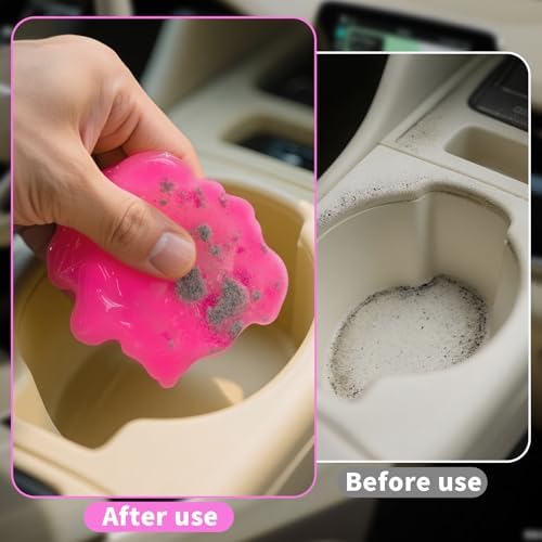 ASFSKY Car Cleaning Gel Cleaning Putty Universal Fruit Scent 4 Pack - Image 5