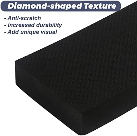 1.2" Extra Thick Garage Wall Protector 6 Pack - Self-Adhesive Car Door Protector Foam Bumper Guards for Garage Walls, Parking Aid to Prevent Dings & Scratches, Concrete Drywall Friendly, Black - Image 7
