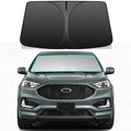Windshield Sunshade for Ford Edge Accessories 2015-2024 4-Layer 240T Enhanced UV Heat Insulation Sun Visor by Unknown