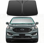Windshield Sunshade for Ford Edge Accessories 2015-2024 4-Layer 240T Enhanced UV Heat Insulation Sun Visor by Unknown