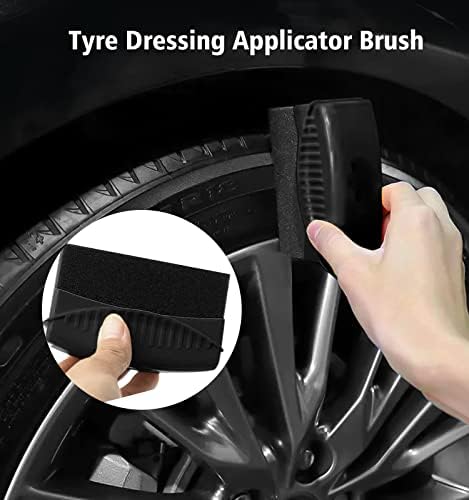 YeewayVeh Wheel Cleaning Kit, 5Pack Bendable Rim Cleaner, Red - Image 6