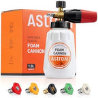AstroAI Foam Cannon for Pressure Washer with 1/4" Quick Connect, 1L &5 Tips by AstroAI