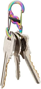 Nite Ize S-Biner MicroLock Stainless Steel - Micro-Sized Dual Carabiner for Keys, Pet Tags & Small Accessories - Center Locking Lever - Twist-to-Lock - Image 6