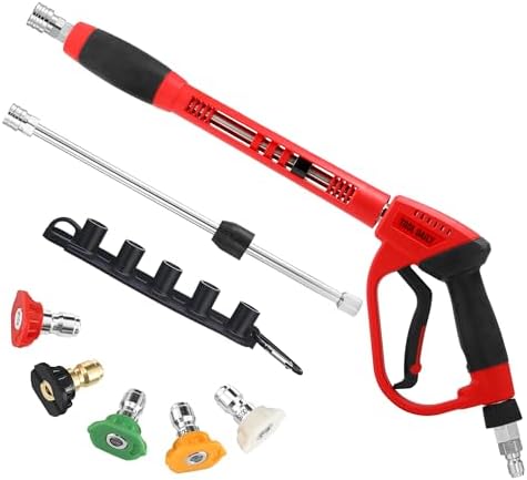 Tool Daily Pressure Washer Gun with 3/8" Swivel Quick Connector, 5000 PSI by ToolDaily