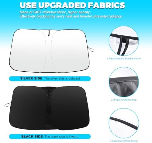 Foldable Front Windshield Sunshade fit for Honda Accord 2023-2026 - Image 3