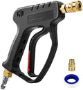 MEKOH Commercial Short Pressure Washer Gun PRO, 5000PSI Compact Stubby Gun by MEKOH