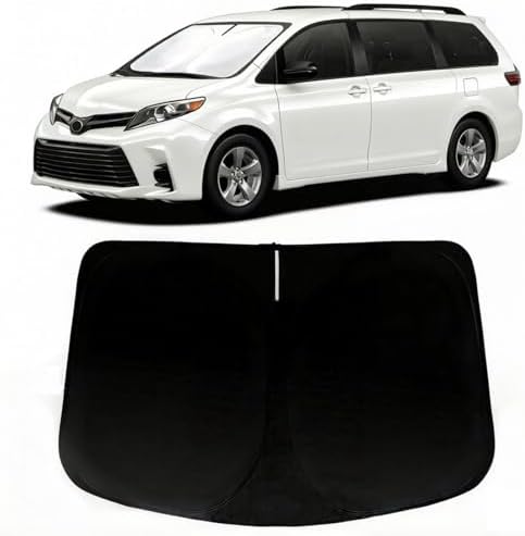 Windshield Sun Shade for 2021-2026 Toyota Sienna Accessories by PAIMOHO