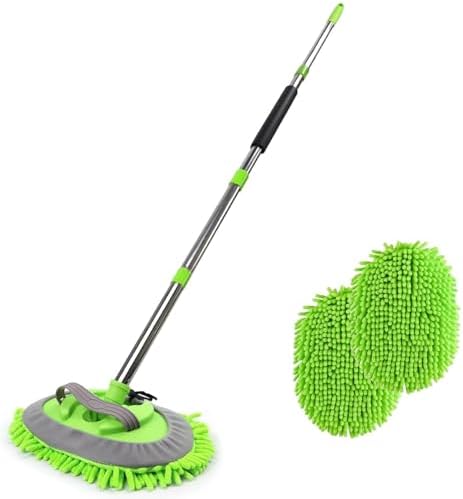 HITJOY 62'' Car Wash Brush with Long Handle, 3Pcs Car Wash Kits by HITJOY