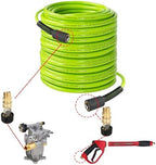 Hourleey Pressure Washer Hose 100 FT, 3600 PSI Flexible Kink Resistant Power Washer Hose Replacement, 1/4" Quick Connect Pressure Hose Extension, Green - Image 4