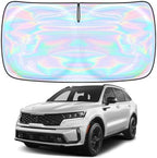 for Kia Sorento 2021-2024 2025 2026 Windshield Sun Shade - Custom Fit Kia Sorento 4 Layers Sunshade Foldable Front Window Sunshade Sun Visor Protector Block UV Rays Keep Your Car Cooler Accessories by Unknown