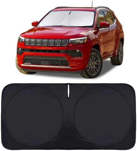 Sunshade for Jeep Compass 2017-2025 2026 Windshield Sun Shade by INSAUTO