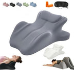 Couples Pillow Reading Pillow 27° Lift Ergonomic Memory Foam Cushion for Intimacy, NeckPillow, Multi-Functional Back Support Pillow with Replaceable Small Pillows, Comfort(Gray,23"x18"x15") by Unknown