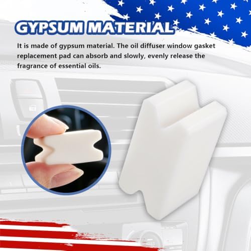 5PCS Car Scent Refill Pads,Car Air Freshener Refillable Pads Replacement for P-40 Warhawk Cars Vent Clips,Cologne Car Vent Clip Scent Pads Essential Oil Pad - Image 3