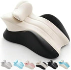 Memory Foam Ergonomic Rest Pillow, Couples Pillow for Intimacy 27 Degree, Reading Pillows for Sleeping, Enjoy Pain-Free Intimacy Again, Ideal for Massage Back Pain(Two Grays) by Unknown