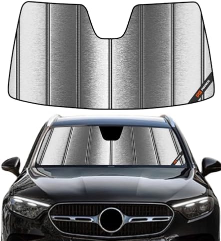 Pigenius Windshield Sun Shade for Mercedes-Benz GLE/GLS SUV 2020-2026 Front Window Sunshade - Metallic by Pigenius