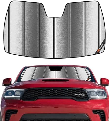 Pigenius Windshield Sunshade for Dodge Durango 2021-2026 Custom Front Window Sun Shade - Metallic by Pigenius