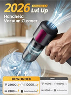Handheld Car Vacuum Cleaner High Power 22000Pa, Cordless Portable Vacuum - Image 5