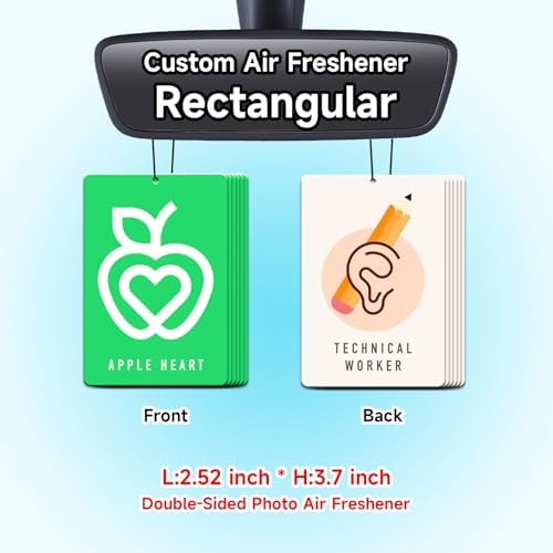 Bulk Custom Car Air Fresheners with Logo or QR Code - Image 2