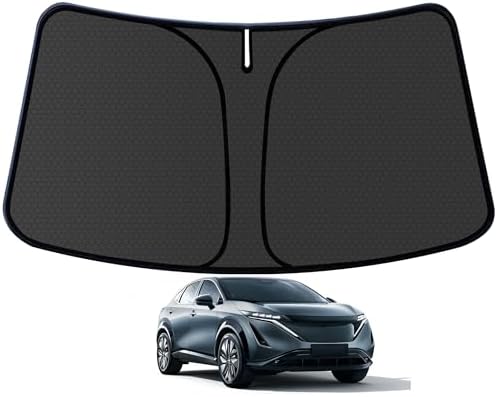 Ariya Customized Windshield Sun Shade for 2023 2024 2025 Ariya EV Front Window Sunshade Visor Protector Foldable Blocks UV Rays Keep Car Cooler Accessories by aatoppus