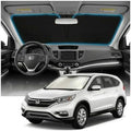for Honda CRV Sun Shade Windshield Cover - Custom Fit CRV Accessories 2012-2016 Sunshade Foldable UV Protection & Heat Shield Sun Visor Accessories by Unknown