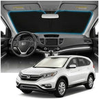 for Honda CRV Sun Shade Windshield Cover - Custom Fit CRV Accessories 2012-2016 Sunshade Foldable UV Protection & Heat Shield Sun Visor Accessories by Unknown
