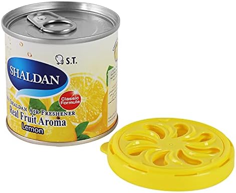 My Shaldan Japanese Room/Car Limonene Gel Natural Air Freshener Cans, Lemon Scent, 80g - Image 5