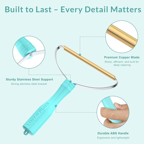 Deep Cleaner Pro Pet Hair Remover-Special Cat Hair Remover Multi Fabric Edge and Carpet Rake Scraper by LINTPLUS-Dog Hair Remover for Rugs,Couch & Pet Towers-Easy to Every Hair! - Image 4